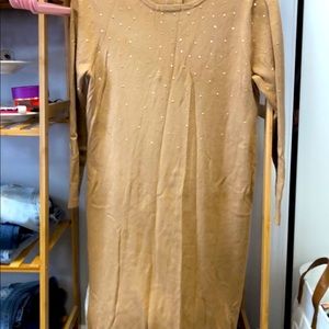 NWT Michael Kors Embellished Sweater Dress Size S